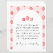 イチゴパーティーギフトサイン (正面/裏面)