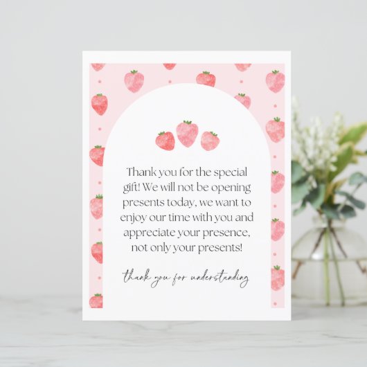 イチゴパーティーギフトサイン (スタンド正面)