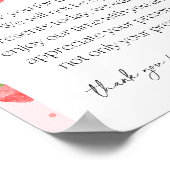 イチゴパーティーギフトサイン ポスター (角)