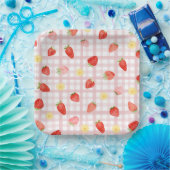 イチゴパーティー紙プレート ペーパープレート (パーティー)