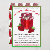 イチゴフェスティバルベリーファームベリーズジャムサマー 招待状 (正面/裏面)