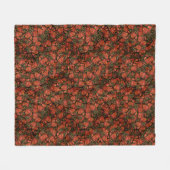 イチゴフリースブランケット フリースブランケット (正面(横))