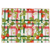 イチゴフローラピンクとグリーンプライド ラージペーパーバッグ (裏面)