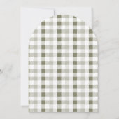 イチゴフローラブーケベリースイートベビーシャワー 招待状 (裏面)