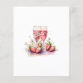 イチゴフローラ推測ドレスブライダルシャワーゲーム (裏面)