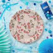 イチゴフローラ紙プレート ペーパープレート (パーティー)