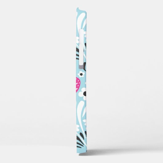 イチゴフローラ:ピンクベリーシームレス。 Case-Mate iPhoneケース (裏面 / 左)