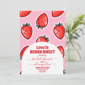 イチゴブライダルシャワー 招待状 (スタンド正面)