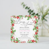 イチゴブライダルシャワー 招待状 (スタンド正面)