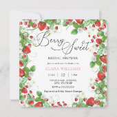 イチゴブライダルシャワー 招待状 (正面)
