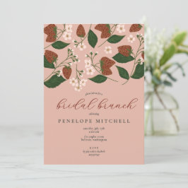 イチゴブライダルブルンチシャワー 招待状