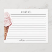 イチゴブライドのレシピ エンクロージャーカード (裏面)