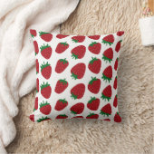 イチゴプリント クッション (ブランケット)