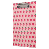 イチゴプリント クリップボード (左)