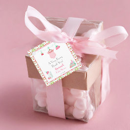 イチゴベビーコーディネート柄ベビー有難う フェイバータグ