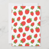 イチゴベビーシャワー招待状 招待状 (裏面)