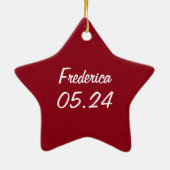 イチゴベビー セラミックオーナメント (裏面)