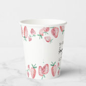 イチゴベリースイートガールファースト誕生日紙C 紙コップ (右)