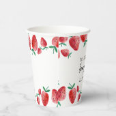 イチゴベリースイートガールファースト誕生日 紙コップ (右)