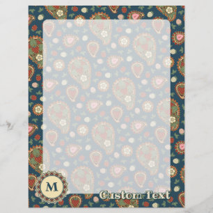 イチゴペイズリーパタンフライヤー チラシ