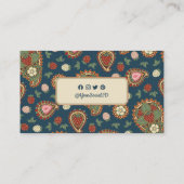 イチゴペイズリー名刺 名刺 (裏面)