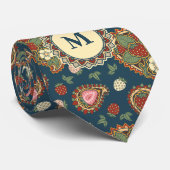 イチゴペイズリー柄ネックタイ ネクタイ (ロール)