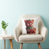 イチゴポメラニア犬 クッション (椅子)