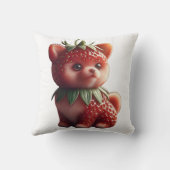 イチゴポメラニア犬 クッション (裏面)