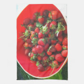 イチゴランチョンマット キッチンタオル (縦)