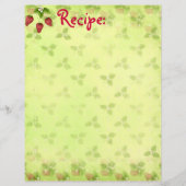 イチゴレシピ紙 (正面)