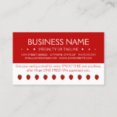 イチゴロイヤリティパンチカード ロイヤリティカード (裏面)