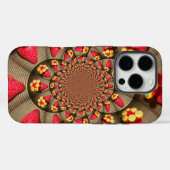 イチゴヴィンテージ赤と黄色 Case-Mate iPhoneケース (裏面 (横))