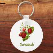 イチゴ丸イチゴ キーホルダー (正面)