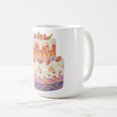 イチゴ二段ケーキ コーヒーマグカップ (正面右)