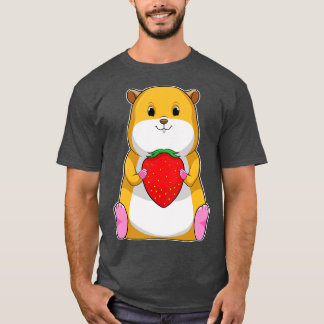 イチゴ付きハムスター Tシャツ