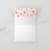 イチゴ作品 ノートカード (内部)