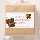 イチゴ保存食品ラベル ラベル (インサイチュ)