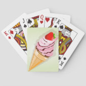 イチゴ入りアイスクリーム トランプ (裏面)