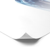 イチゴ入りカクテルアイスキューブ ポスター (角)