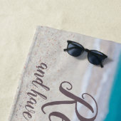 イチゴ凍っていダイキリオンブルースカイサンディ ビーチタオル (インサイチュ)