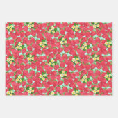 イチゴ包み紙 ラッピングペーパーシート (正面3)