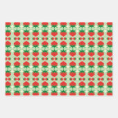 イチゴ包み紙 ラッピングペーパーシート (正面3)