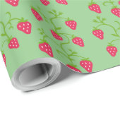 イチゴ包み紙 ラッピングペーパー (ロールコーナー)