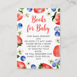 イチゴ及びブルーベリーベビー エンクロージャーカード