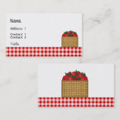 イチゴ名刺 名刺 (正面/裏面)