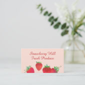 イチゴ名刺 名刺 (スタンド正面)