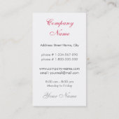 イチゴ名刺 名刺 (裏面)