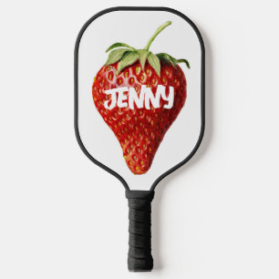 イチゴ名前をカスタムする漬物パドル ピックルボールラケット