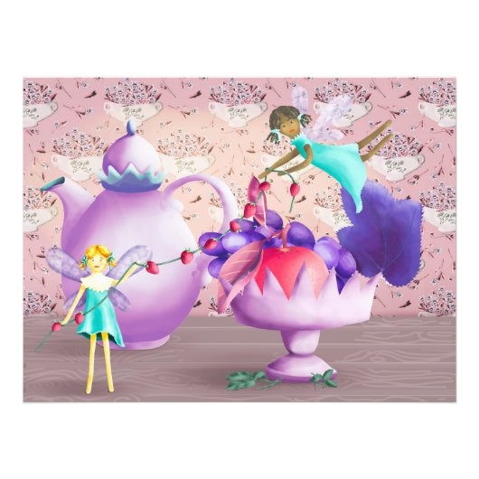 イチゴ妖精の国 フォトプリント            (正面)