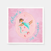 イチゴ妖精パーソナライズされた紙ナプキン スタンダードカクテルナプキン (正面)